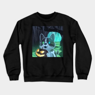 Spooky Ghost Corgi Crewneck Sweatshirt